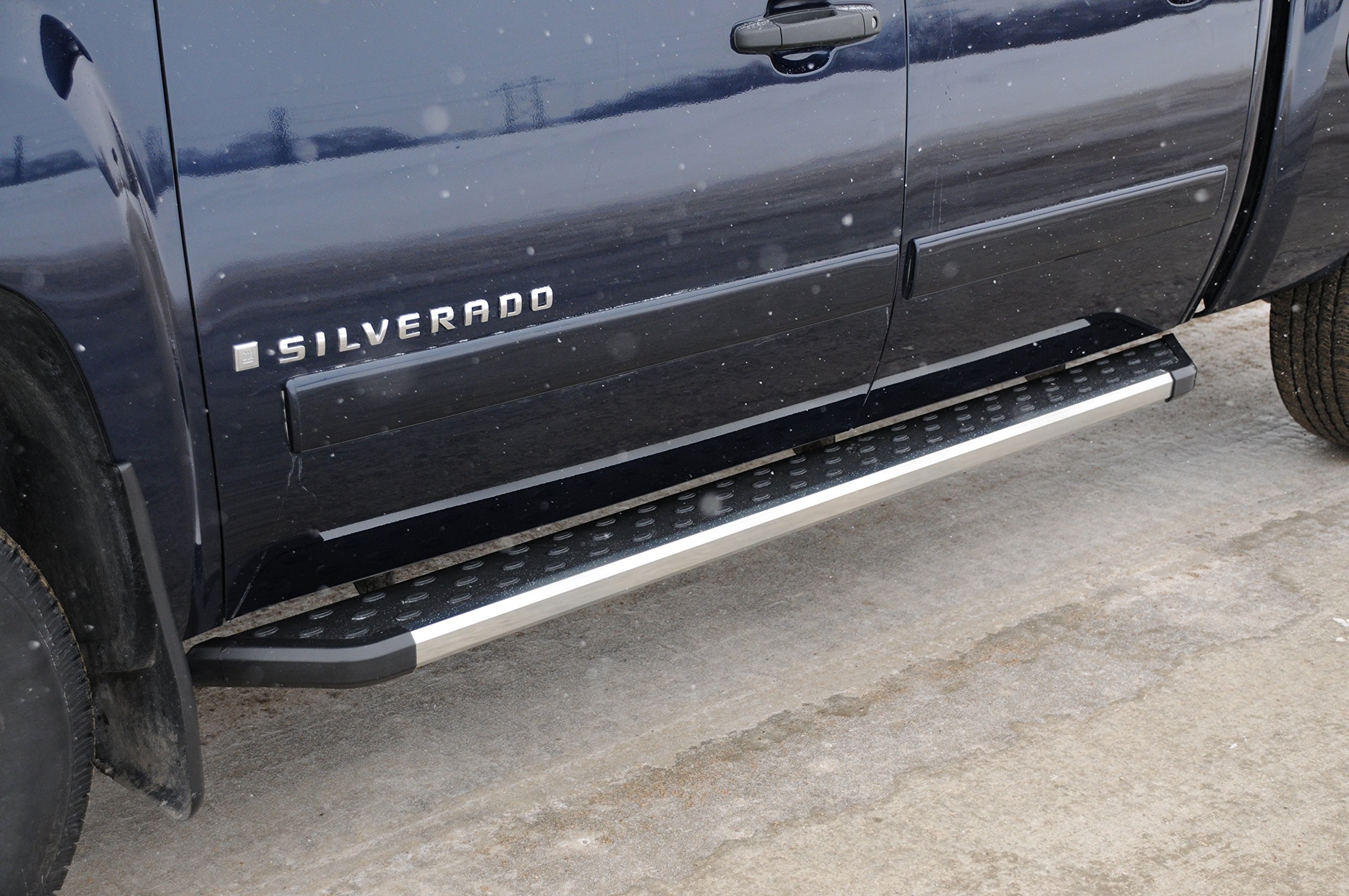 Amazon.com: Dee Zee DZ16322 Black | Chrome Running Boards : Automotive